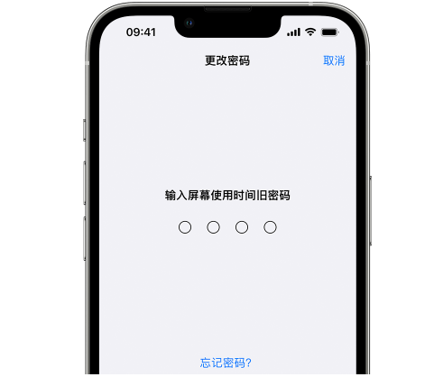 武侯iPhone屏幕维修分享iPhone屏幕使用时间密码忘记了怎么办 