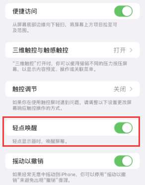 武侯苹果授权维修站分享iPhone轻点无法唤醒怎么办 