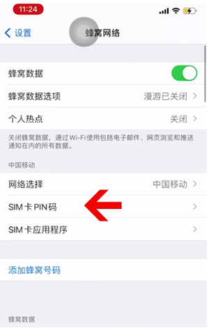 武侯苹果14维修网分享如何给iPhone14的SIM卡设置密码 