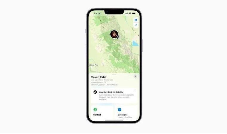 武侯苹果14维修分享iPhone14系列中 FindMy功能通过卫星分享位置方法教程 