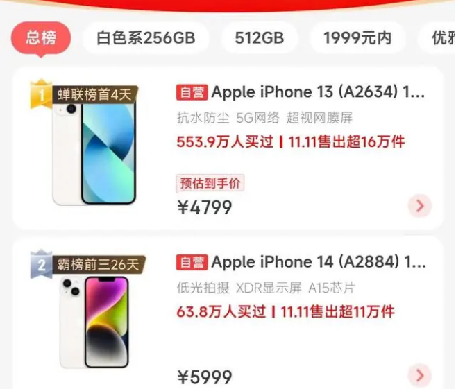 武侯苹果14维修分享iPhone14配置不如同价位的安卓还能大卖 