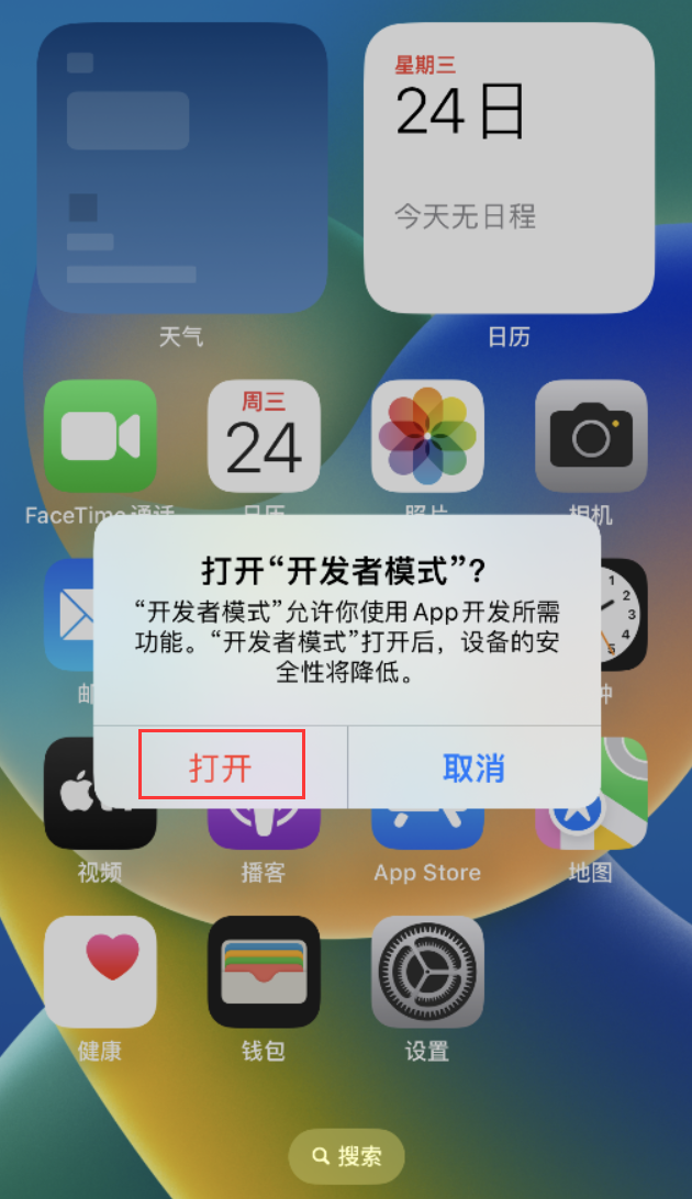 武侯苹果手机维修分享如何打开开发者模式 