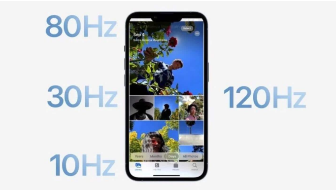 武侯苹果14维修分享iPhone 14有高刷吗 