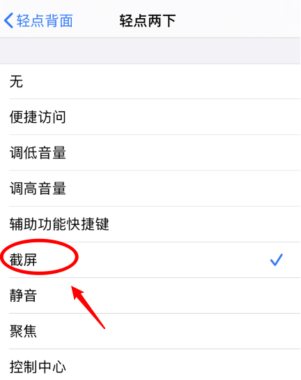 武侯苹果手机维修分享iPhone12如何启用双击截屏 